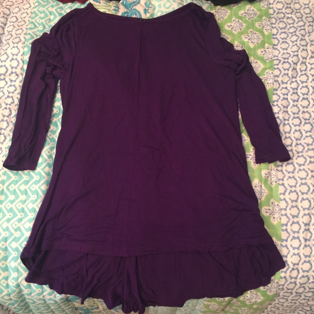 Purple shirt!